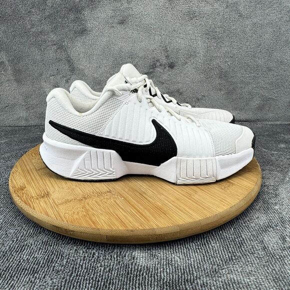 Nike GP Challenge 1 Air Zoom Tennis Shoes Womens Size 9 White Black FB3146-100 - Picture 1 of 10